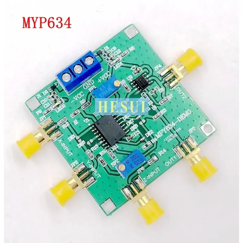 MPY634 module Four-quadrant analog multiplier operational amplifier Frequency mixer Frequency doubling modulation demodulation