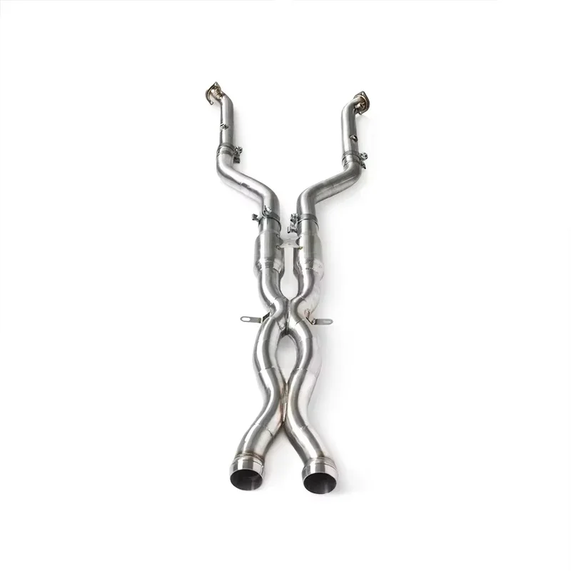 Stainless Steel Car Exhaust M3 E90/E92/E93 4.0L 2007-2013 with Resonator Mid-pipe Installation