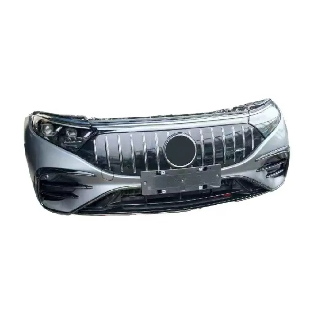 Used for W297 EQS53 4MATIC Front Bumper Kit Bolt-On Electric Vehicle Grille Headlight Assembly Upgrade