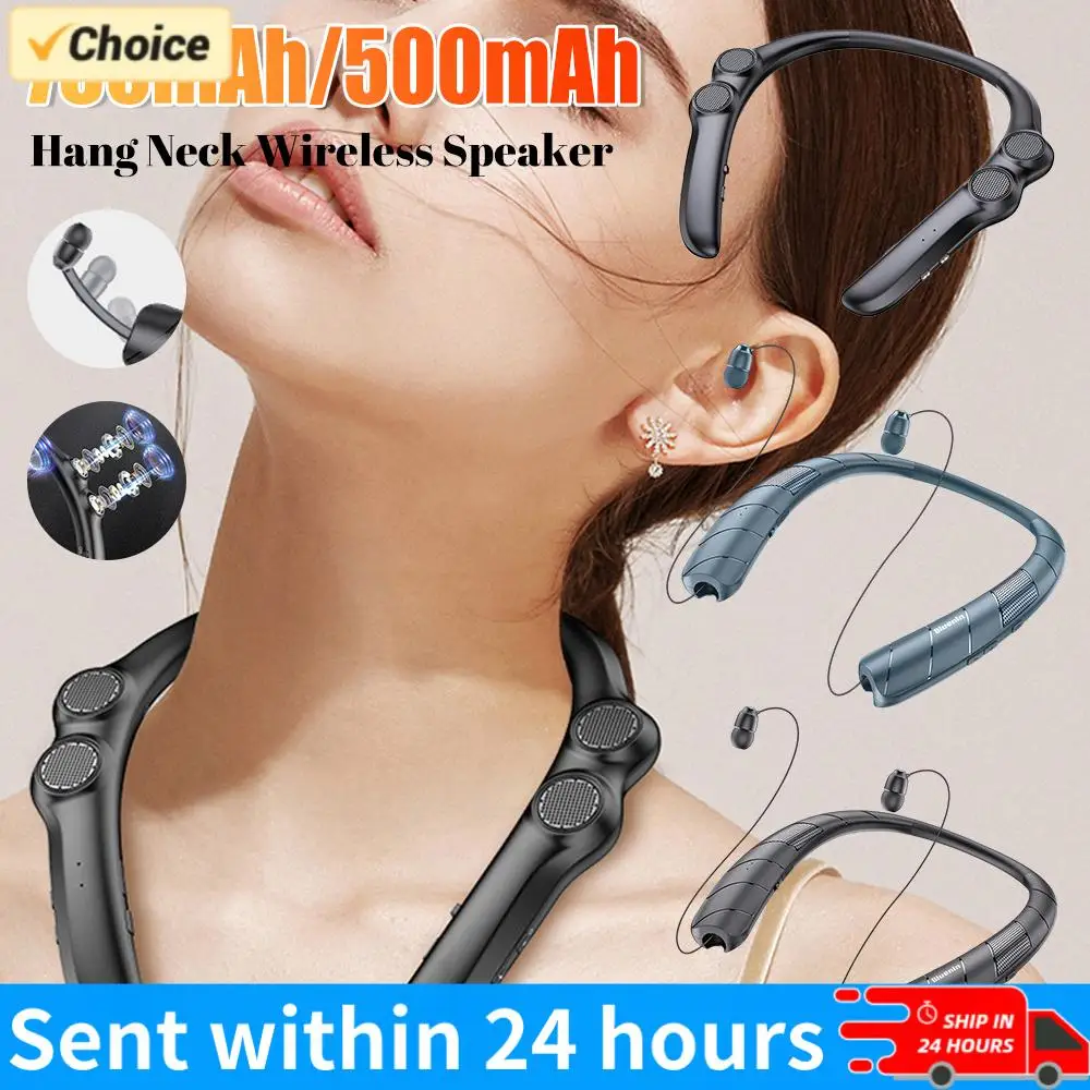 

Портативная Bluetooth-совместимая колонка с креплением на шею, беспроводной сабвуфер, звуковая система