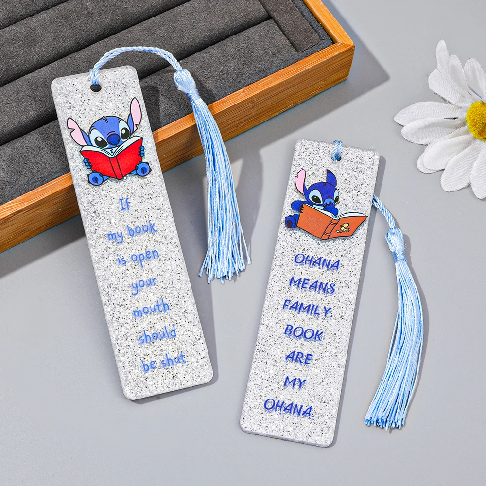 

Cute Acrylic Fine Glitter Stitch Bookmarks Reading Lovers Reading Accessories Birthday Gifts for Women