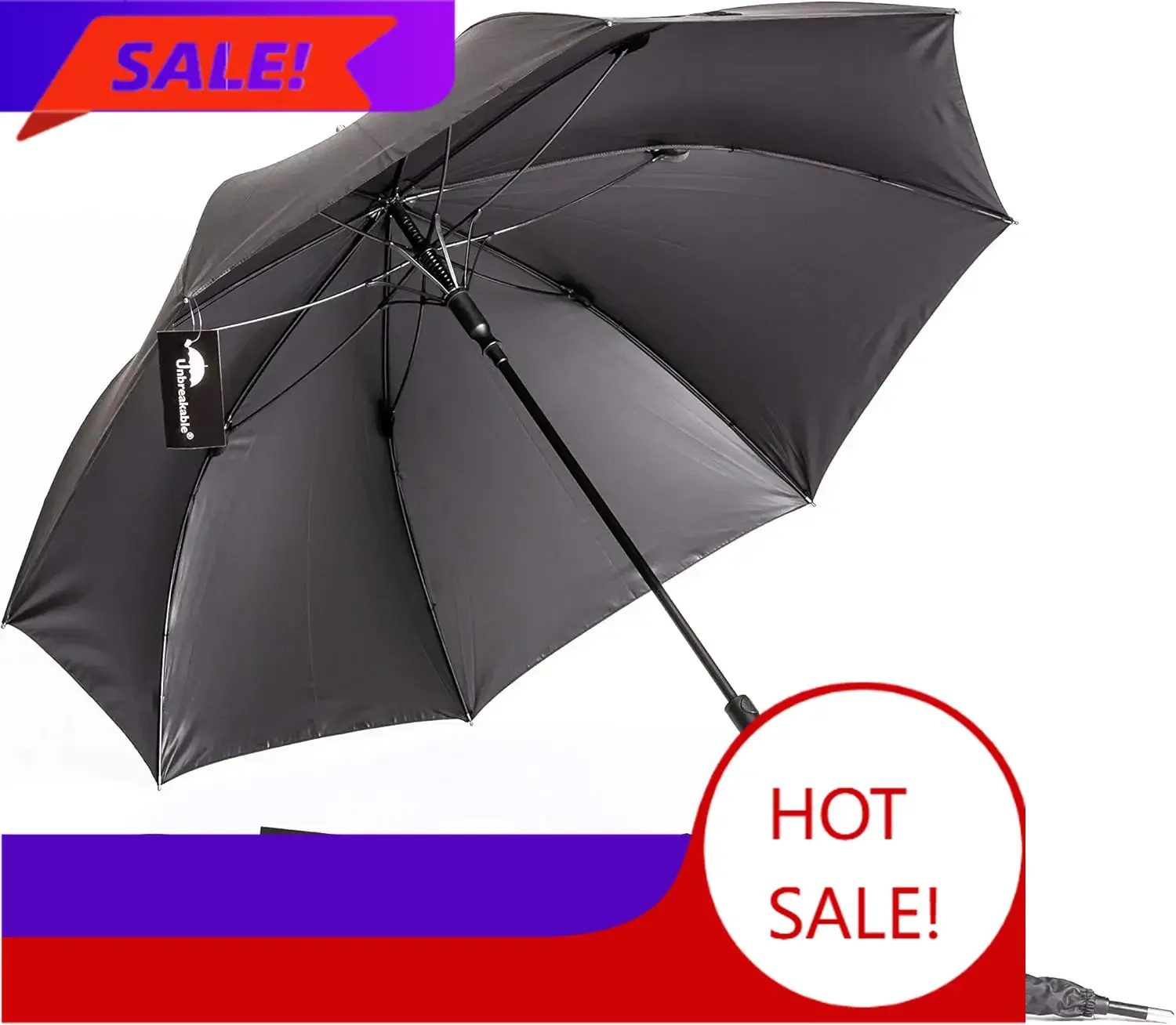 

Бестселлер. Неразрушимый. ® Зонт-трость U-115 (с изогнутой ручкой) Сделано в Польше