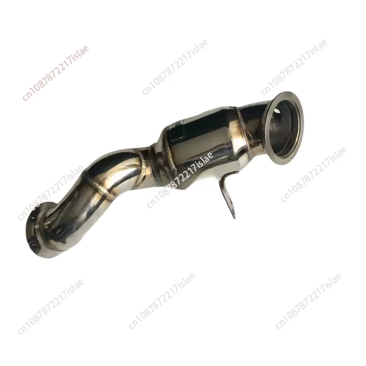 Suitable for Benz W205 C260 C300 modified exhaust pipe head section, sports car sound wave head banana front section, power