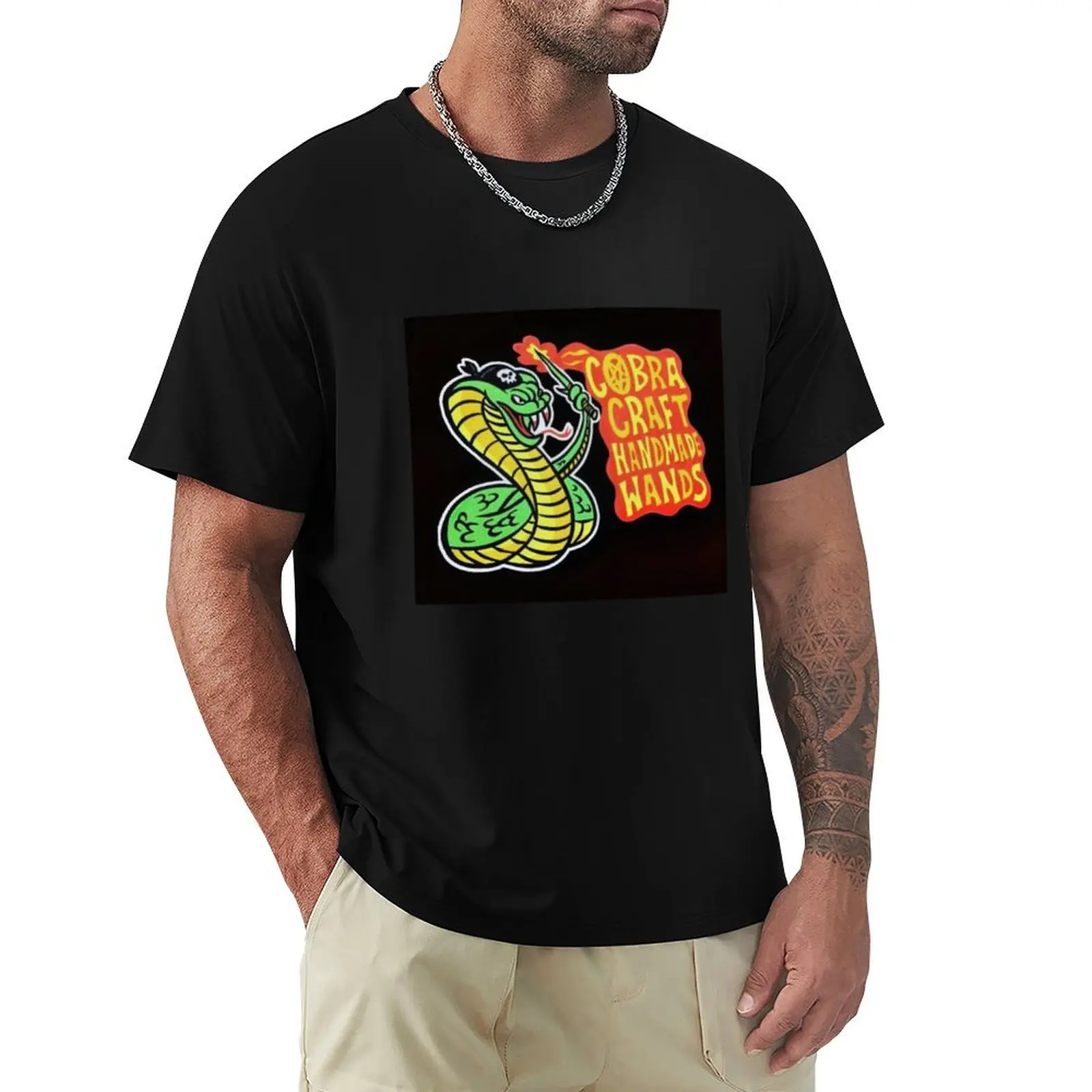 

Cobra Craft Wands T-Shirt oversized t shirt gifts for boyfriend Clothing men clothing