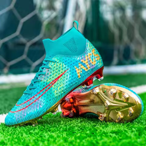 Men Football Shoes Society Football Boots Top-Level High Quality Ultralight Students Training Cleats Field Boy Football Boots