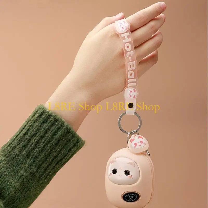 L8RE 4000mAh Charging Hand Warmer Mini Cartoon Convenient Warm Hand Treasure Rechargeable Constant Temperature Portable