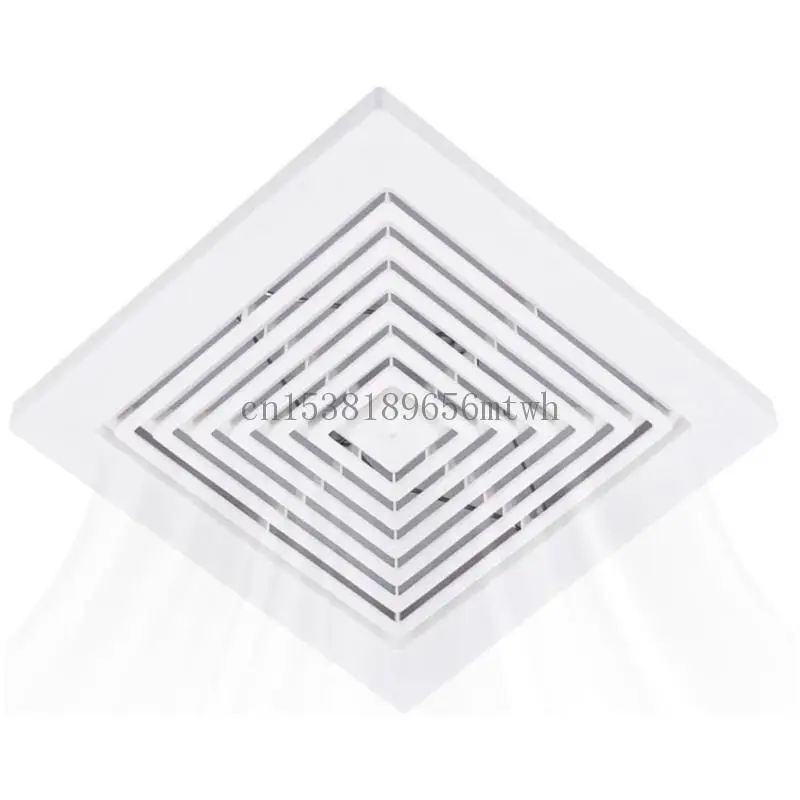 

Ceiling Exhaust Fan Cover Square Ventilator Exhaust Hood for Kitchen Toilet Use B03D
