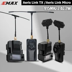 Emax Aeris Link TX 2.4Ghz/915Mhz Micro ExpressLRS 2.4Ghz/915Mhz ExpressLRS Micro TX Module with Cooling Fan for RC FPV Drone