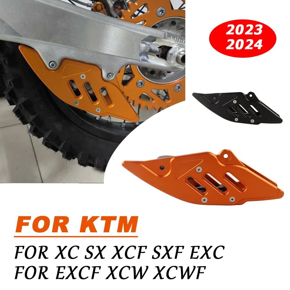 For KTM EXC 300 EXCF SX SXF XC XCF XCW XCFW TPI Six Days 125 150 250 350 400 450 500 2023 2024 Chain Guide Guard Rear Sprocket