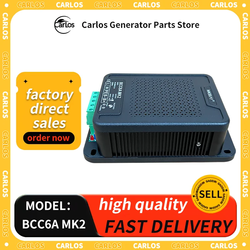 MEBAY Original BCC6A MK2 12V 6A Intelligent Battery Charger Module 24V 3A MKII Generator Battery Chargers Circuit Design Adapter