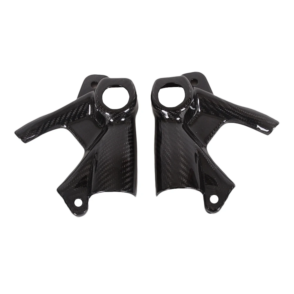 Carbon Fiber Motorcycle Brake Disk Cooler Air Duct Gloss For BMW S1000RR 2020 2021 2022