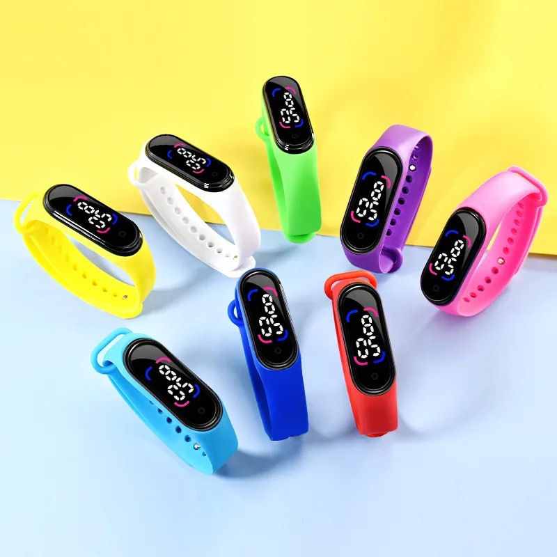 New Xiaomi Mi6 Touch LED Electronic Watch Children's Luminous Touch Waterproof Sports Electronic Watch kids Birthday Gifts