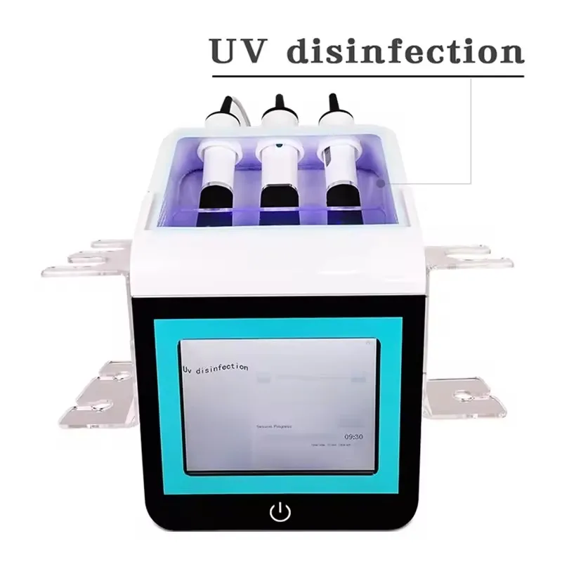 

Professional Hydro Dermabrasion Oxygen Jet With 3 Handles New Generation Wrinkle Removal White Aqua Peel Machine Small Bubbles