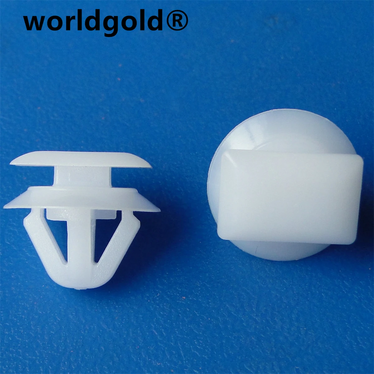 

Worldgolden, 100 шт., боковой фиксатор для молдинга, зажим, правая нижняя деталь для Mazda CX7 2007-2012, E11451W24