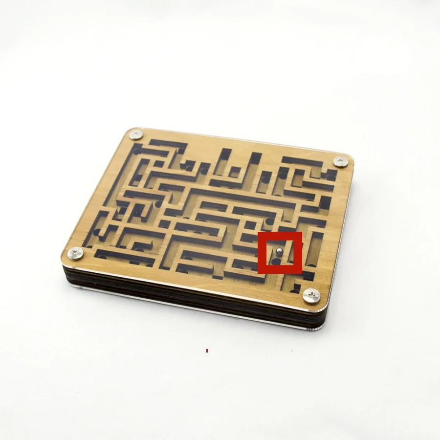 

Double-sided maze bead game, a puzzle toy suitable for relaxation and stress relief, IQ test