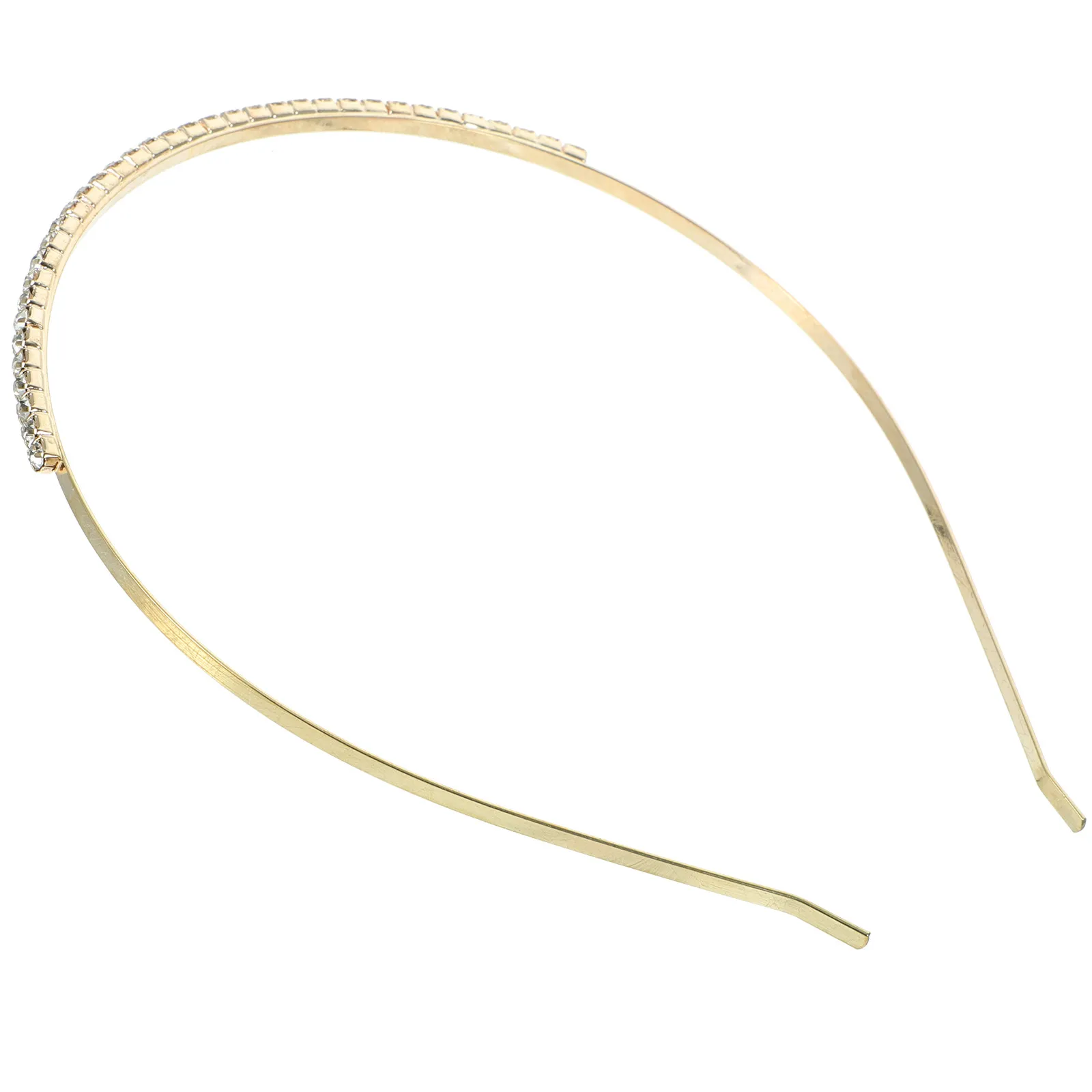 

Блестящая повязка на голову со стразами для женщин, металлическая ободок для волос, свадебный аксессуар, удобный, легкий, для фестивалей