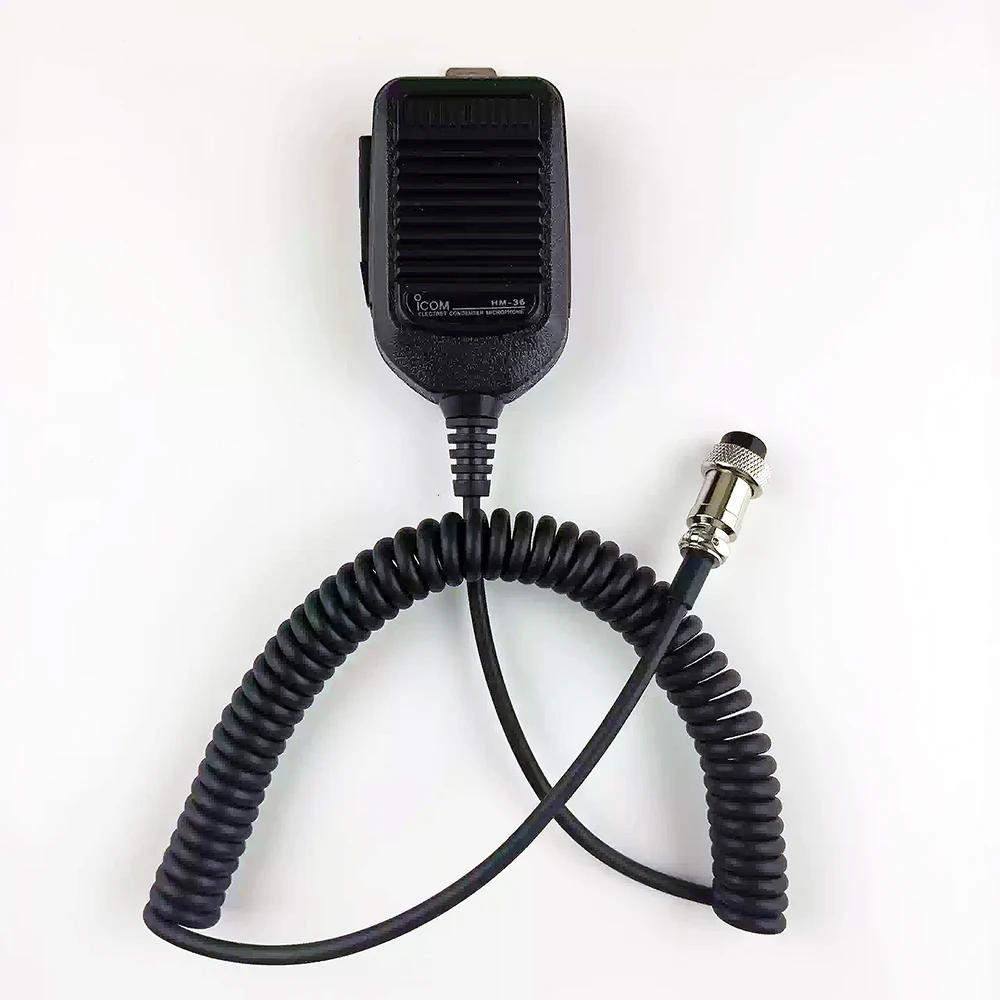 HM-36 8-контактный микрофон-гарнитура для автомобильных раций ICOM IC-25, IC-28, IC-38, IC-718, IC-775, IC-7200