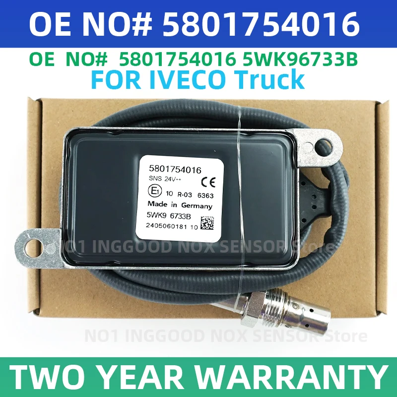 

5801754016 5WK9 6733 5WK96733B 5WK96733A 5WK9 6733A Nitrogen Oxygen Sensor 24V For IVECO Trucks Nox Sensor