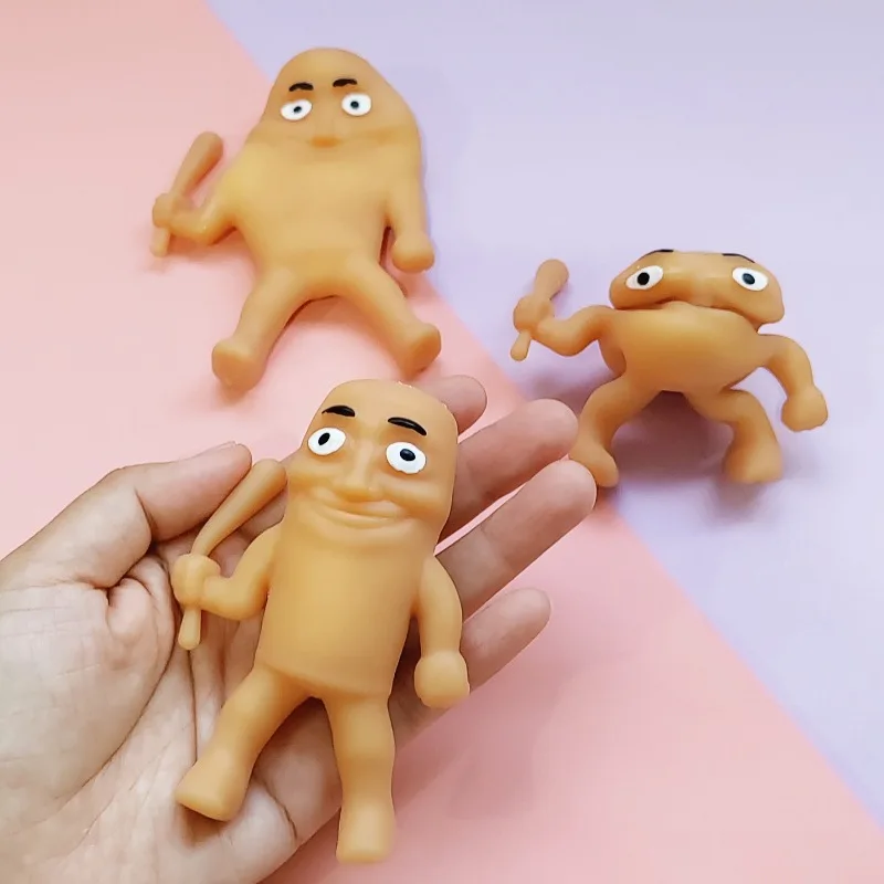 

1/3 шт. Итальянская игрушка-антистресс Brainrot Tung Tungtung Sahar, медленно восстанавливающая форму, мягкая игрушка-сквиш в виде деревянного стикмена для снятия стресса