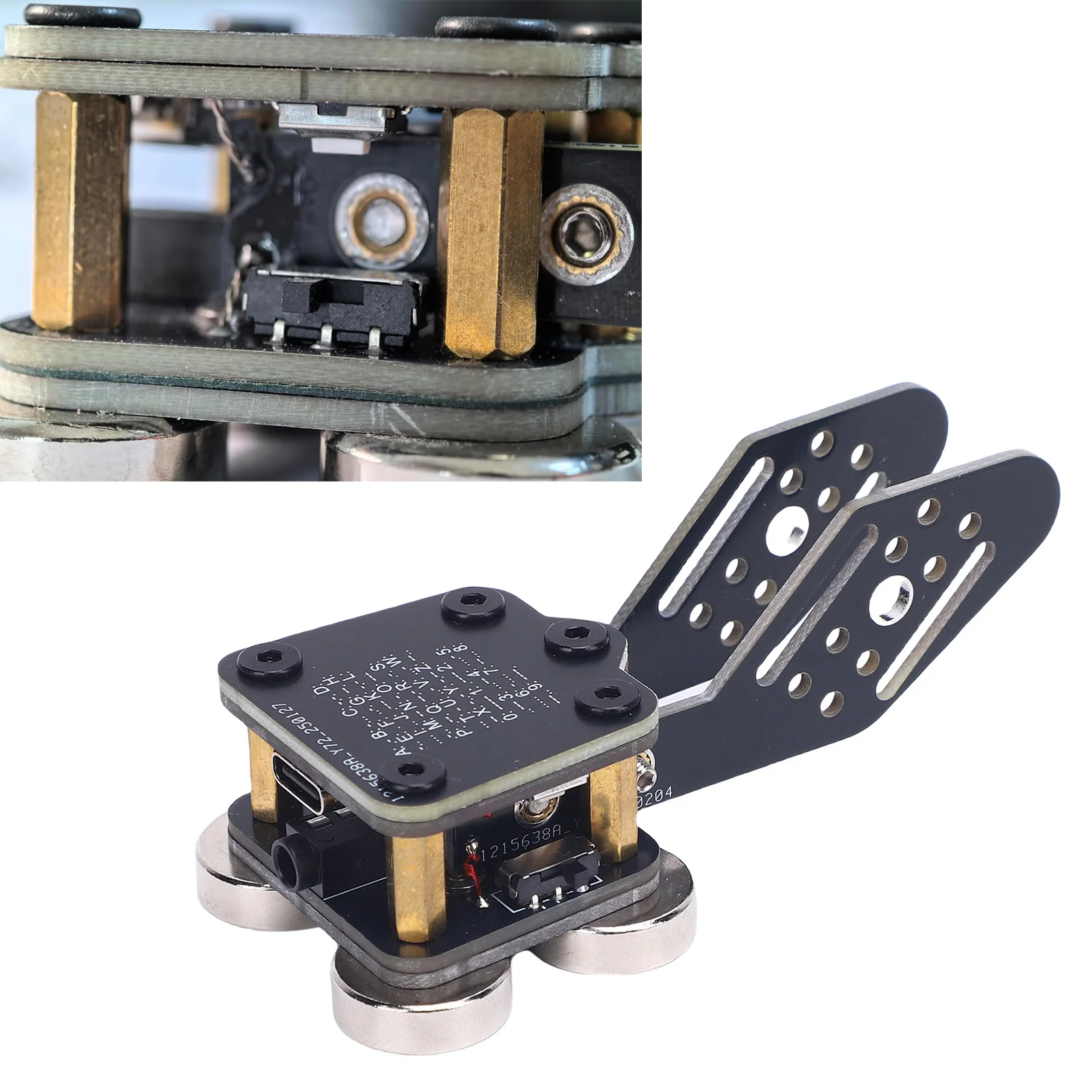 CW Key Automatic Morse Code Trainer: DIY Morse Code PCB Automatic Key with Strong Magnet for Adhesion, Connects to Computer