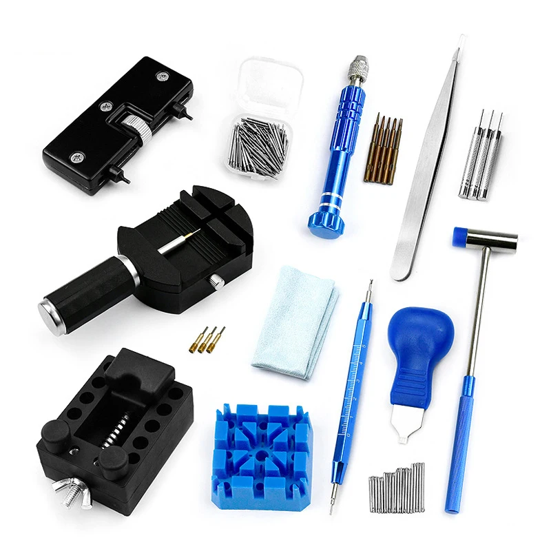 Set Kit Perbaikan Jam Tangan Baru 187 In 1 Alat Perbaikan Jam Tangan Pembongkaran Set Penutup Belakang Jam Tangan Rantai