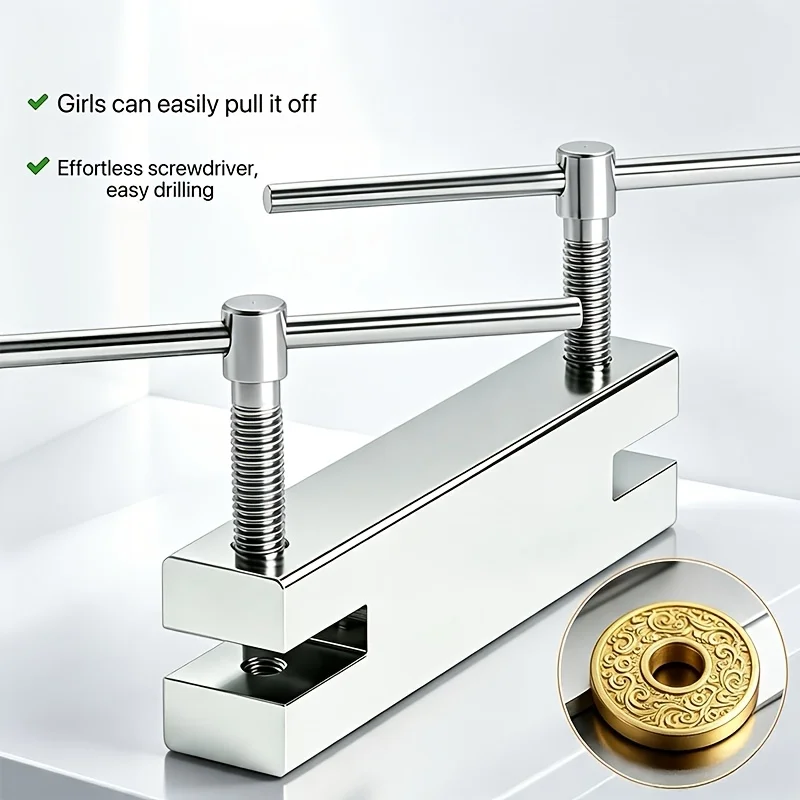 The Beadsmith Vintage Hole Punch Tool Dual Tip 1.5mm & 2mm Precision Soft Metal Punch for Jewelry Making, Leather, Crafts & DIY