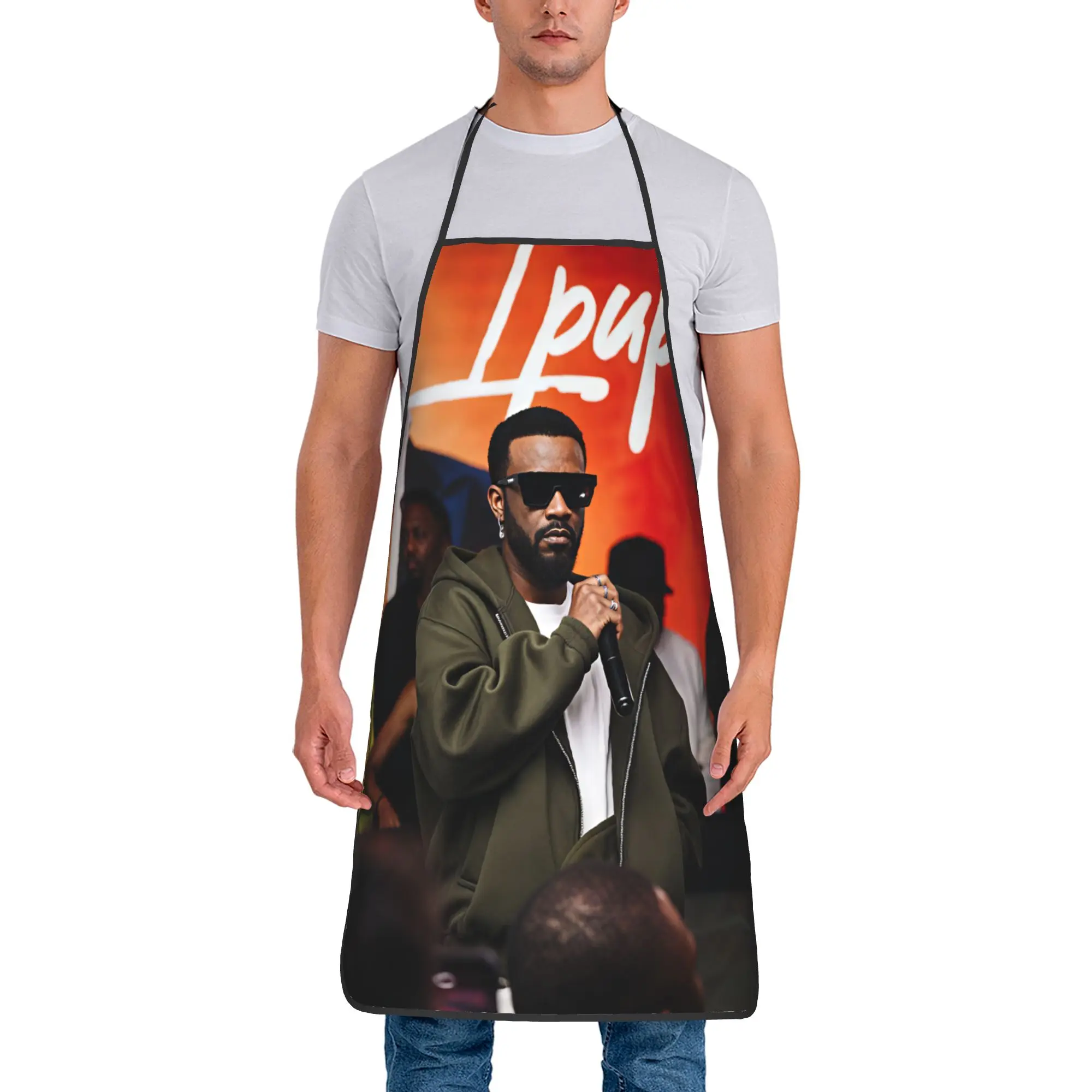 Модный рабочий фартук Fally ipupa для взрослых без карманов, для кухни и уборки