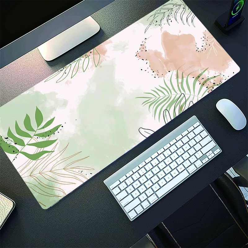 

Abstract Leaves Mousepad Speed Office Rug Pc Accessories Desk Mat Gaming Mats Extended Pad Mouse Xxl Mouse Pad Mouse Mat Setup