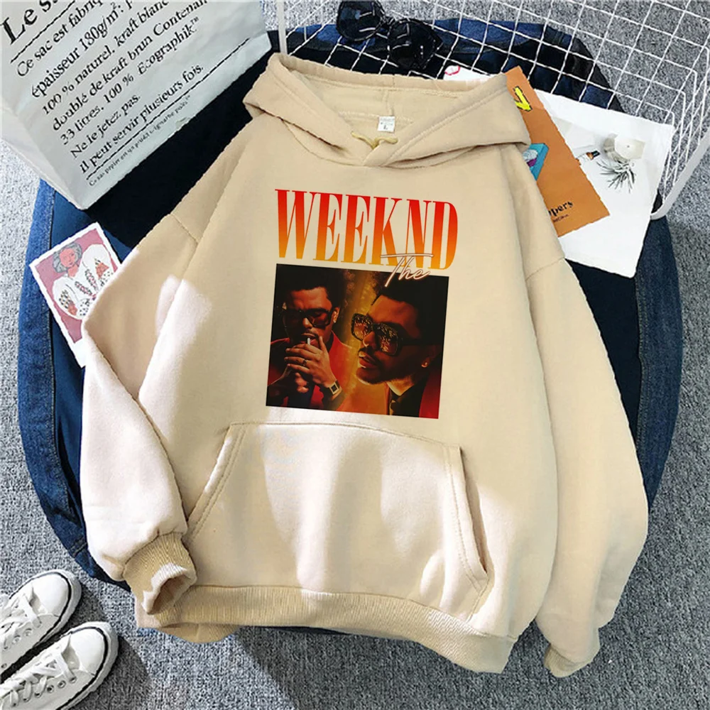 Sudadera con capucha de manga larga para mujer, top Kawaii, harajuku, the Weeknd