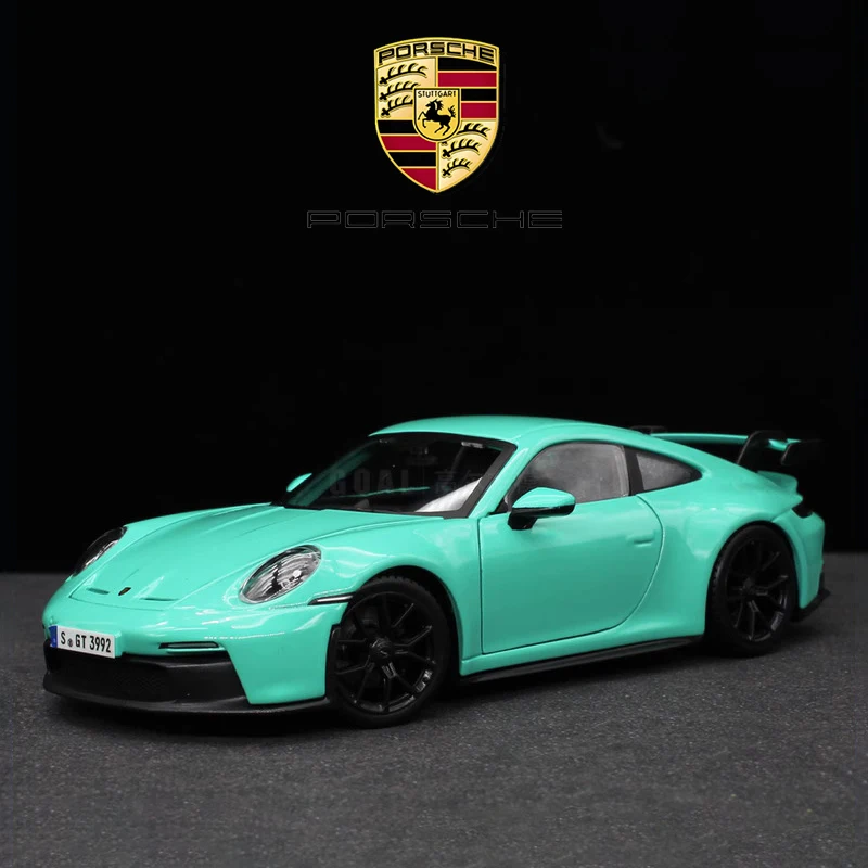 Bburago 1:24 بورش 911 GT3 سبيكة سيارة رياضية نموذج ديكاست لعبة معدنية سيارة محاكاة مجموعة الاطفال جمع زخرفة الهدايا