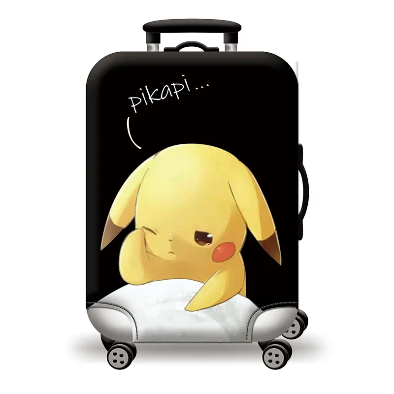 Pokemon Pikachu Travel Luggage Protective Cover Zipper Suit for 18-32 Inch Bag Suitcase Covers Trolley Cover Travel Accessories