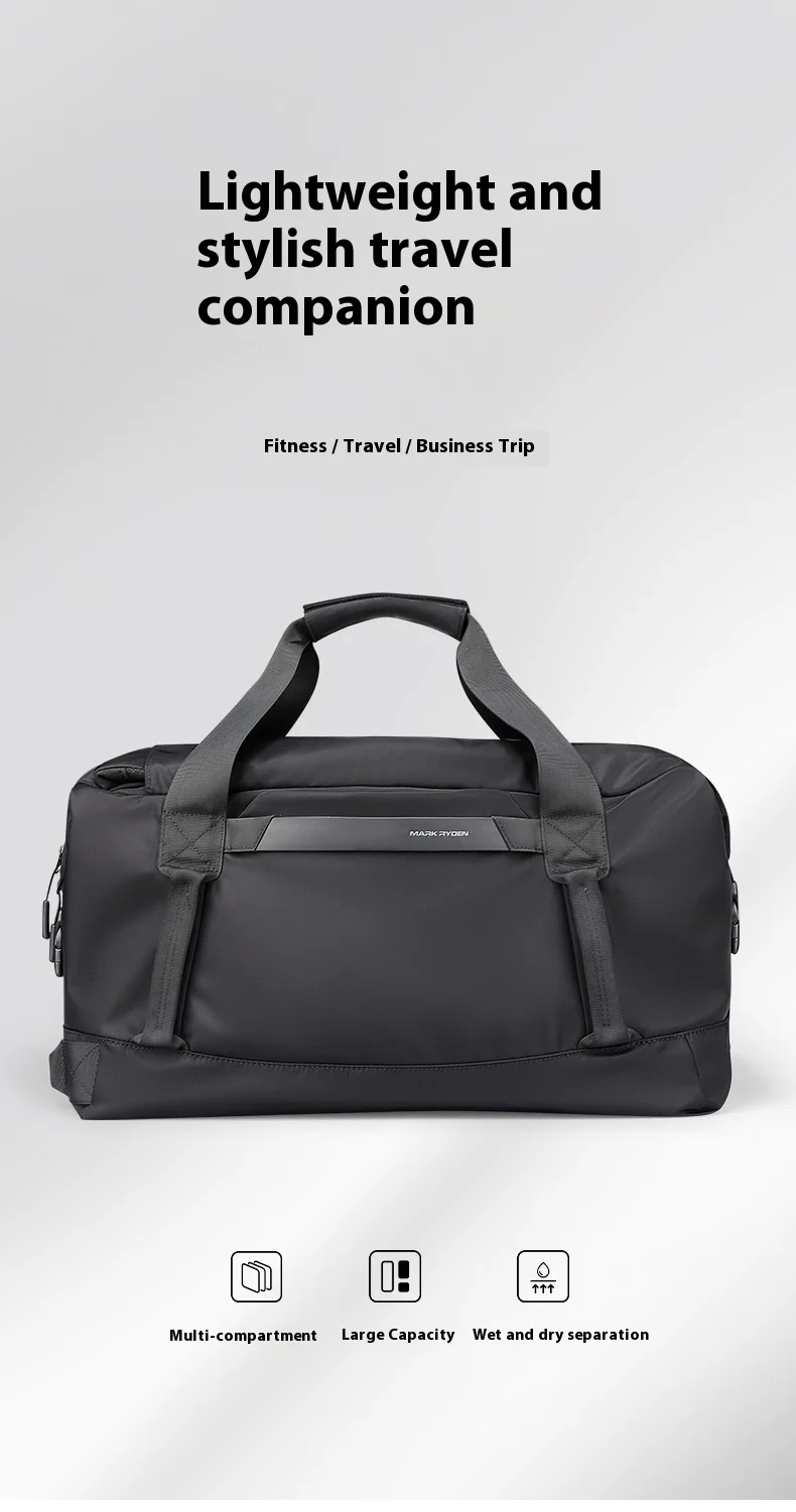 Mark Ryden 30L Wasserdichte Reisetasche – 3-in-1 Konvertierbare Reisetasche für Herren & Damen mit Trocken-Nass-Trennung – Detail 4