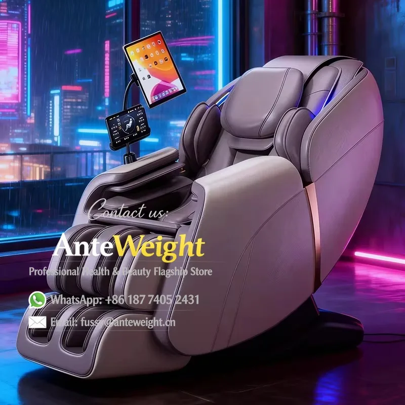 Ai Intelligent 4D Zero Gravity Full Body Sl Track Recliner Massage Chair Sl Track Spa Massage Chair