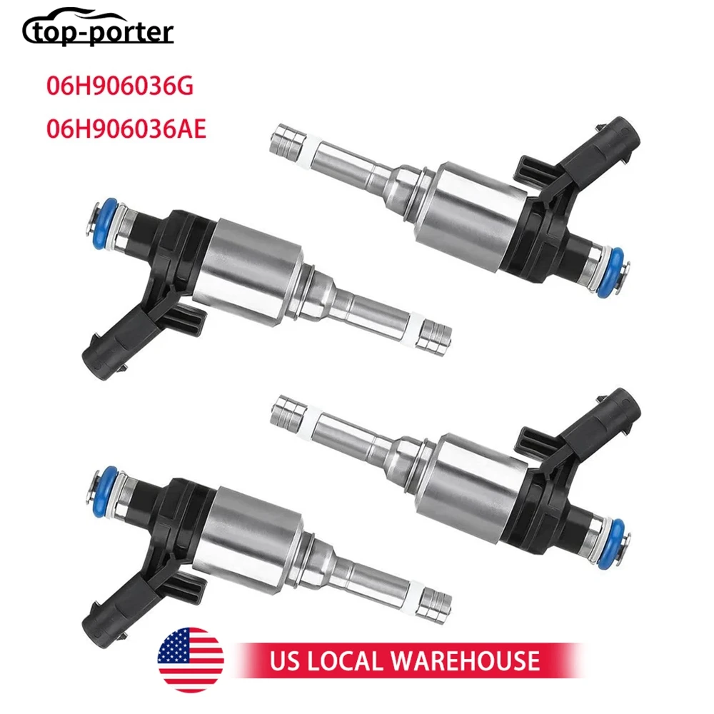 4 قطعة 06H906036G حاقن الوقود بوش 06H906036AE لشركة فولكس فاجن GTI تيجوان أودي A3 A4 A5 Q5 TT 2.0TSI