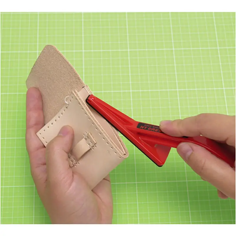 Japan NT Triangle Grinder Medium Eye Grinding File S-10P Handmade Leather Goods Leather Edge Grinding and Edge Banding Tool