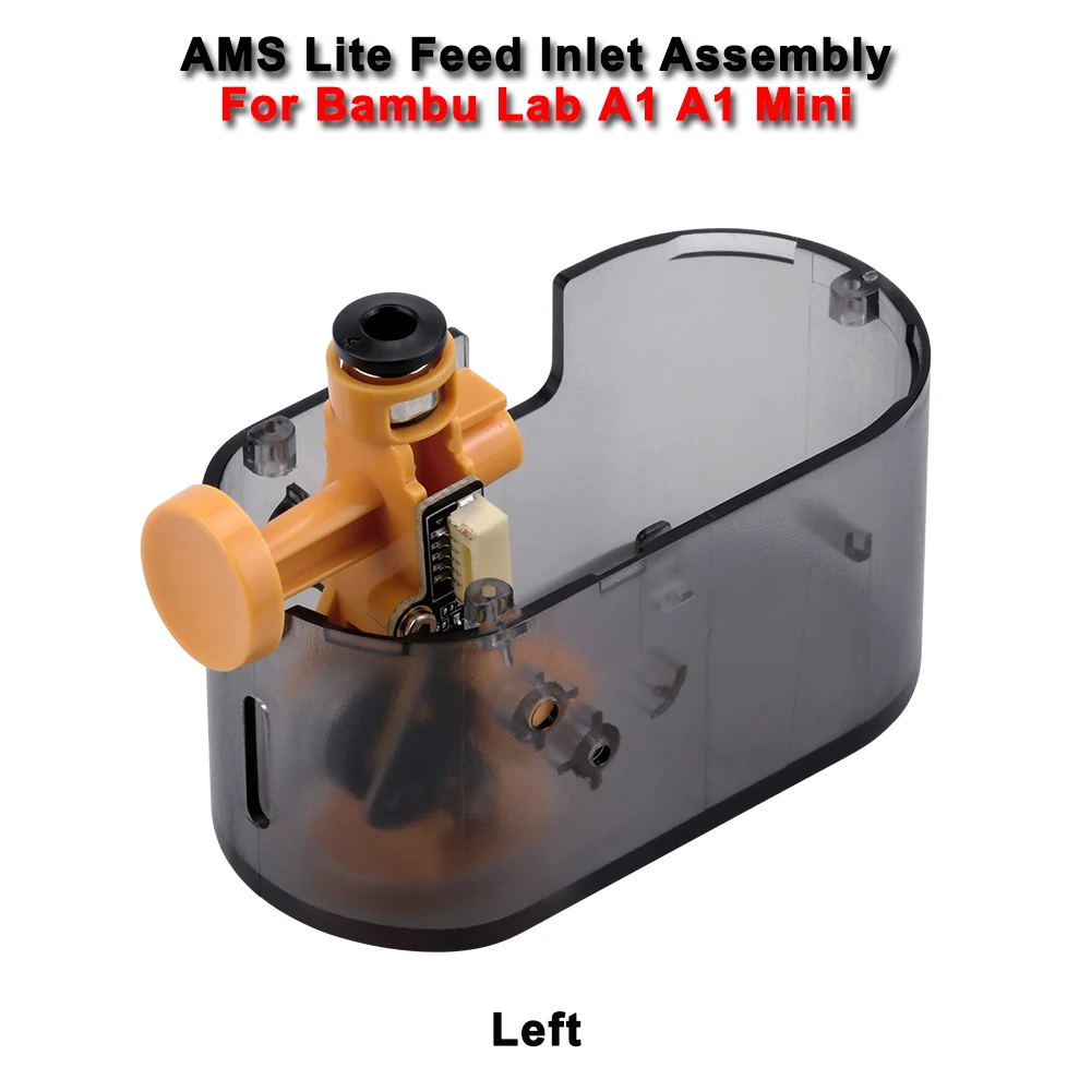For Bambu Lab A1 A1 Mini AMS Lite Feed Inlet Assembly Left & Right Feeder Filament Funnel Unit Slot 1-4 For Bambulab 3D Printer.