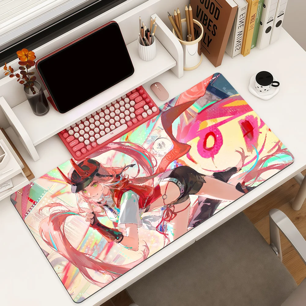 Honkai Star Rail Rappa Mouse Pad Large Non-Slip Waterproof Mat Stitched Edge Keyboard Pad for Gaming Daily Office