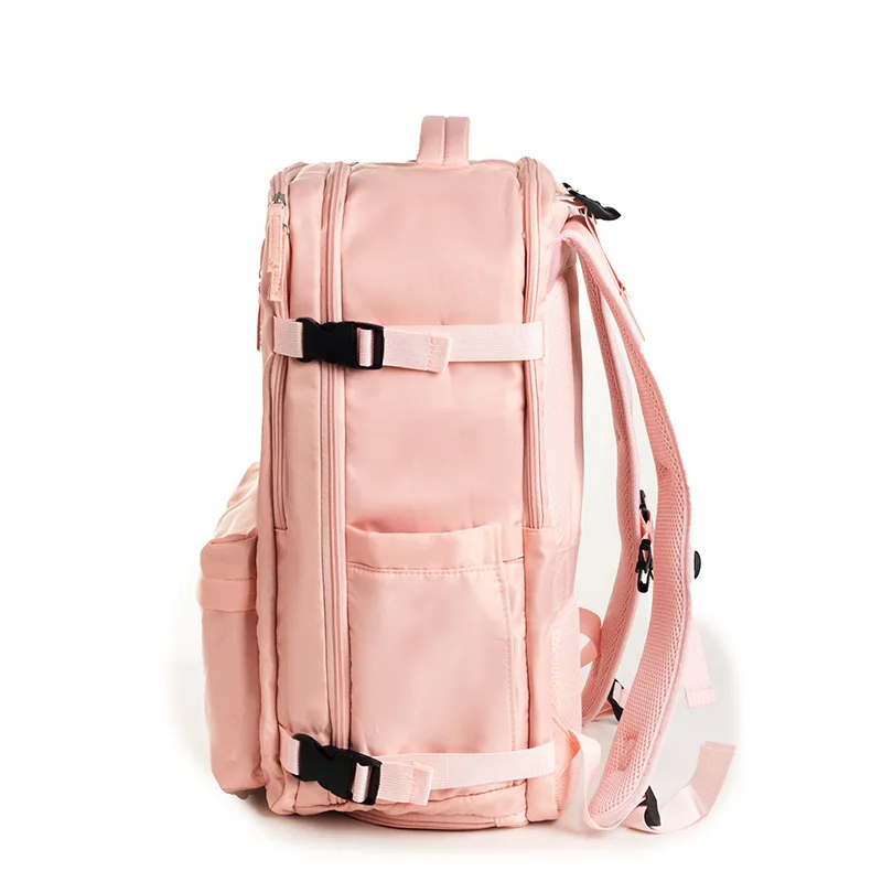 Oxford Leisure Travel Bag Portable Storage Double Shoulder Bags Women Casual Travel USB Zipper Solid Backpack Laptop Backpacks