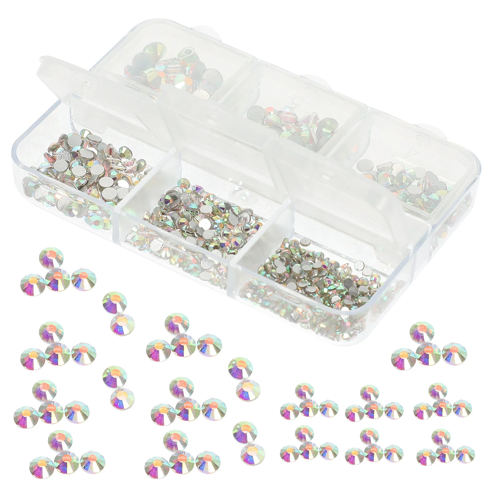 

1 Box Water Drill Nail Charms Durable Lightweight Nail Art Rhinestone Decorations DIY Manicure Crafts Phone Case DIY Decor
