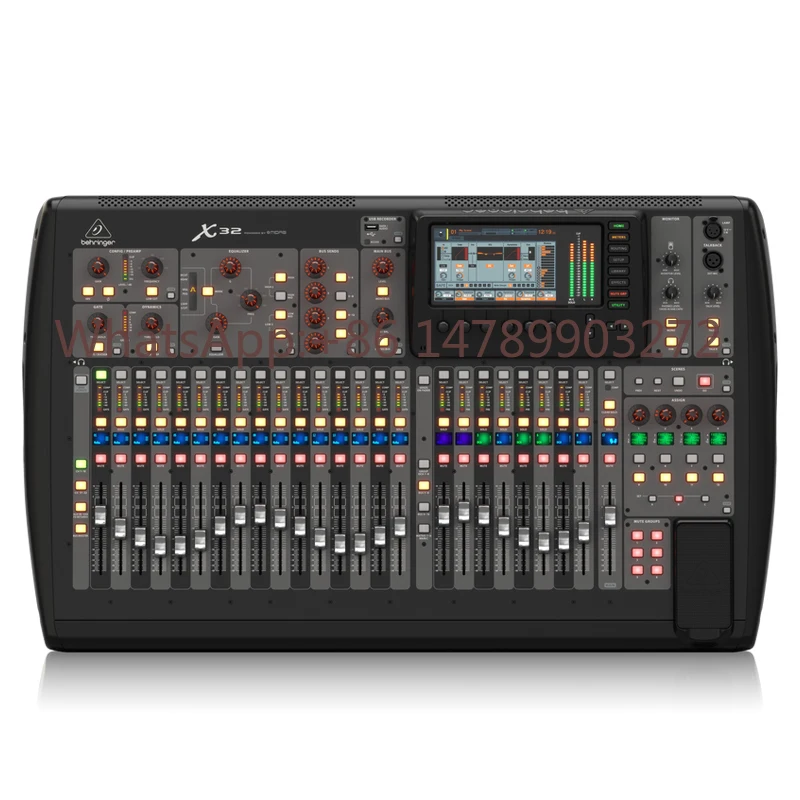 Mixer Digital Profissional Behringer X32 Totalmente Automático para Teatros e Conferências