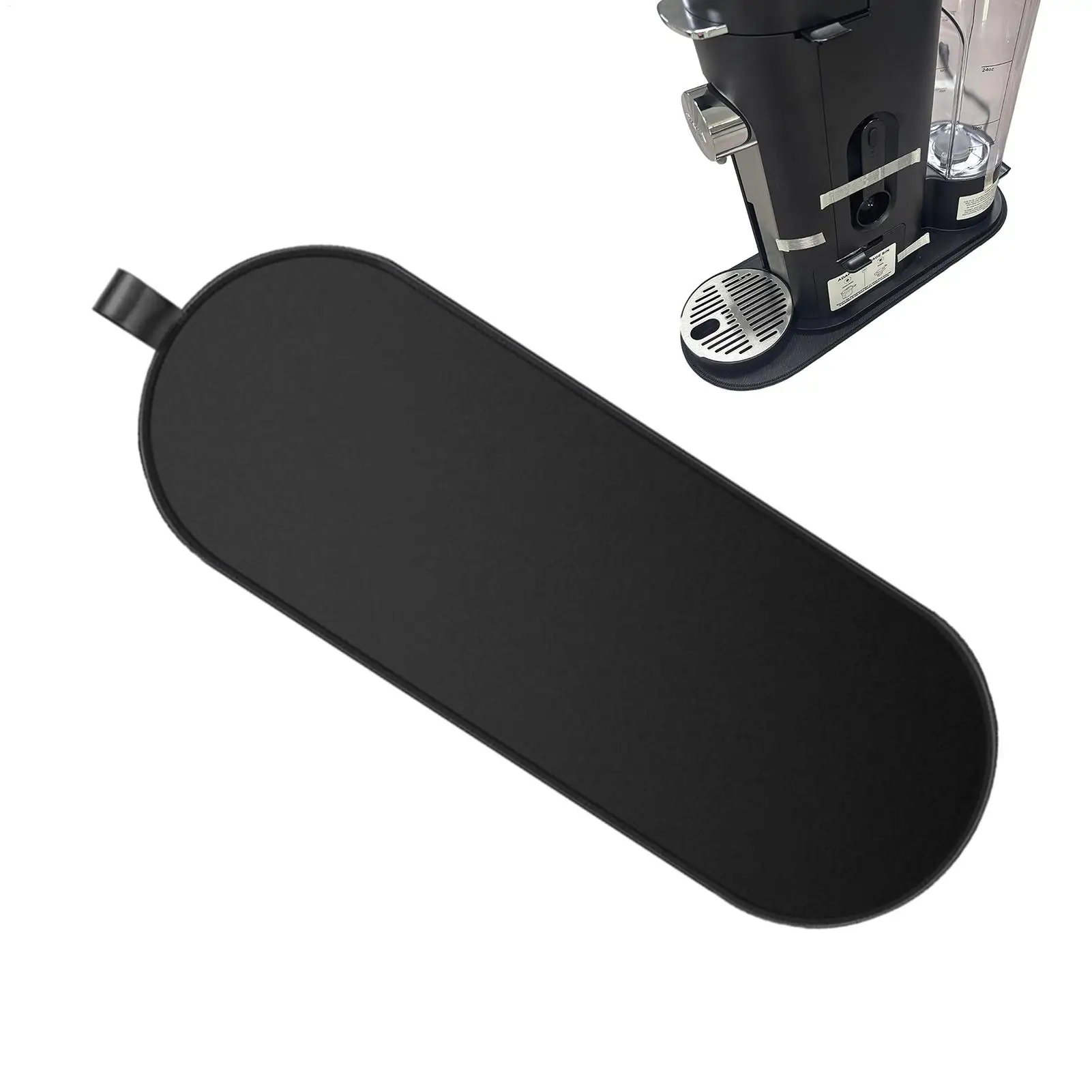 

Sliding Mat For Coffee Machine Single Serve Coffee Machine Mat With Strap 16.5 X 5.9 Inch Cushion With Anti-Slip Base For