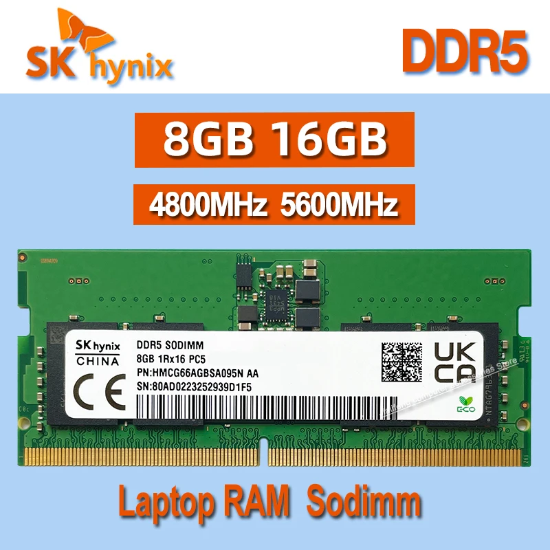 Memoria RAM DDR5 16GB 5600MHz SK hynix para portátil: Una revisión