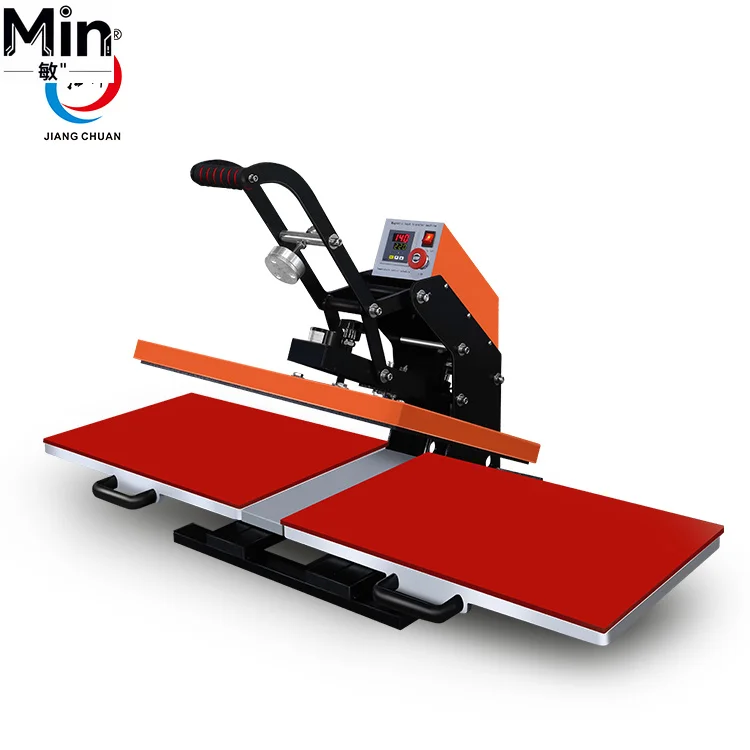 Hot Selling Semi Automatic Dual Platen Heat Transfer Machine for Garment and Textile Printing Business