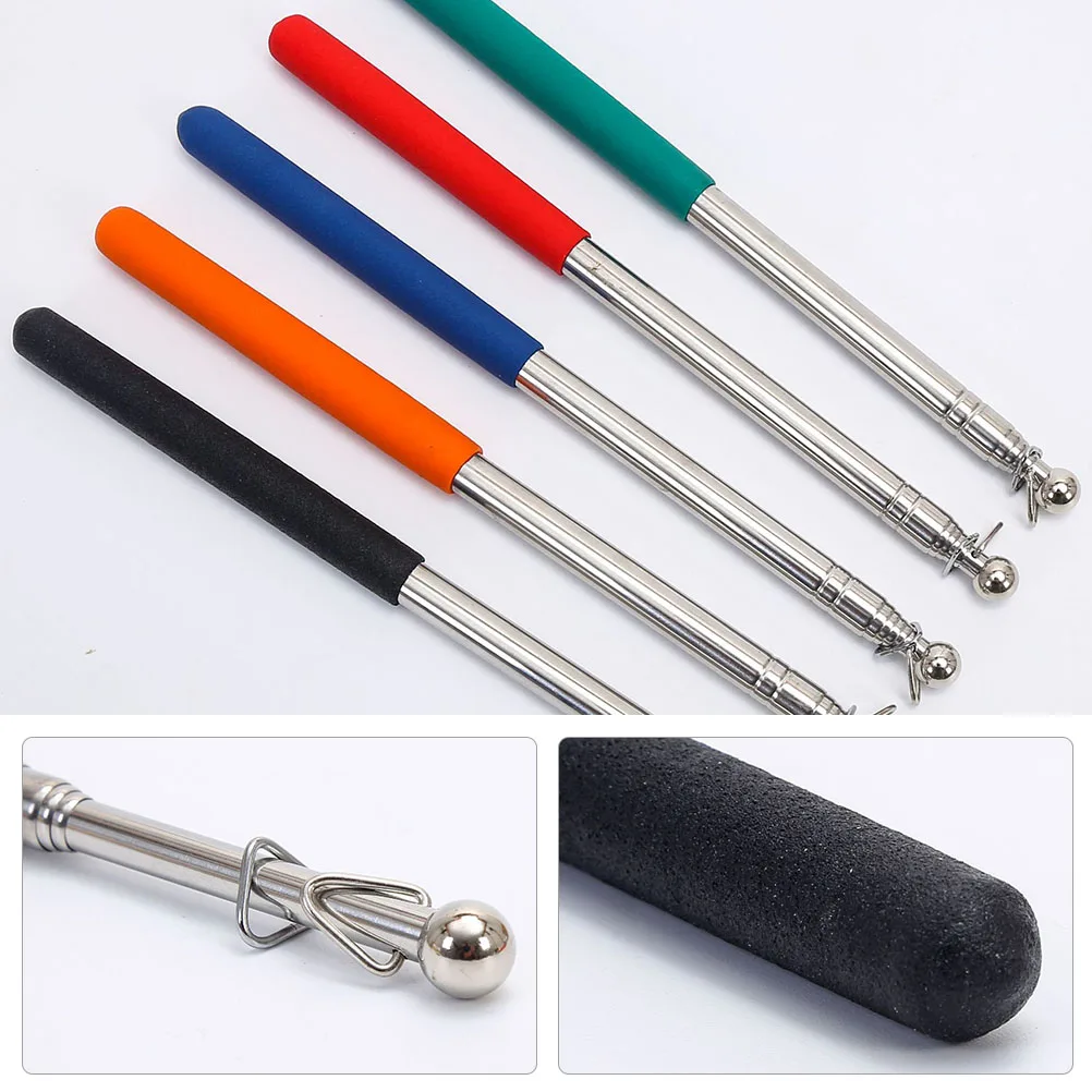 

3 Pcs Stick Teacher Pointer Teaching Presenter Handheld Stainless Steel