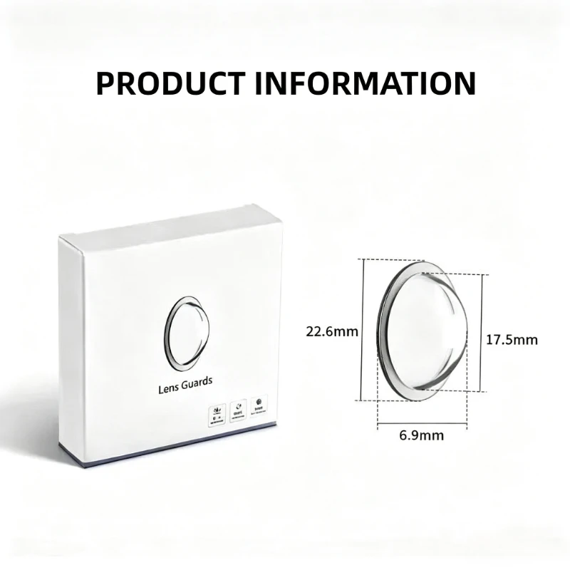 1 Pair Car Camera Lens Protective Cover Universal 360 Degree Panoramic Reverse Backup Rear View Auto Exterior Accessories