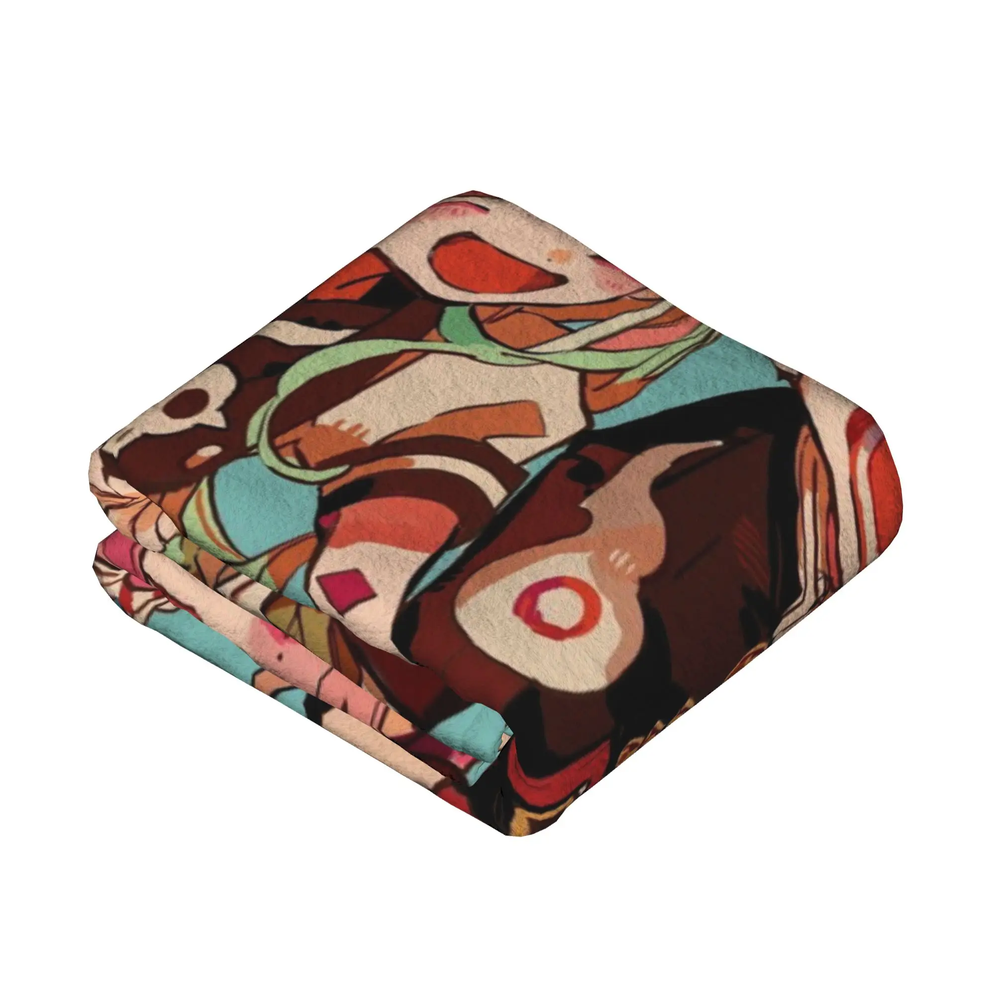 Hanakos Kuns Flannel Throw Blankets Cute Anime Blanket for Bedding Outdoor Warm Bedroom Quilt