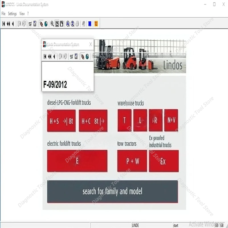 2026 hot sell, Linde Lindos 2014.09  Electronic parts catalog for Linde Forklift Trucks + free help install