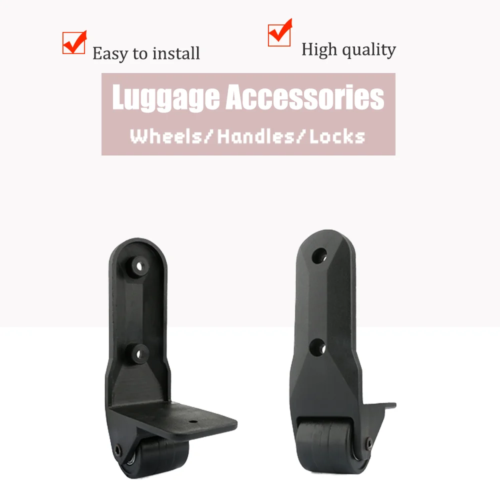 Smooth Edge Luggage Fixed Caster Does Not Hurt Hands or Scratch Clothes Safe Design Replacement Pulley