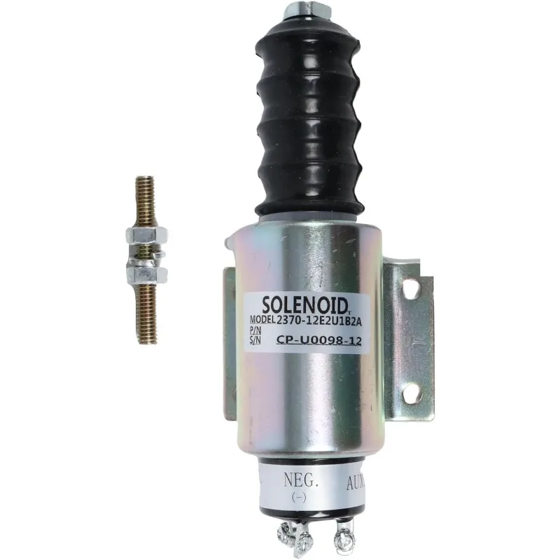 

12V 2370-12E2U1B2A Fuel Shutoff Solenoid for Woodward 2300-1503 Diesel Engine