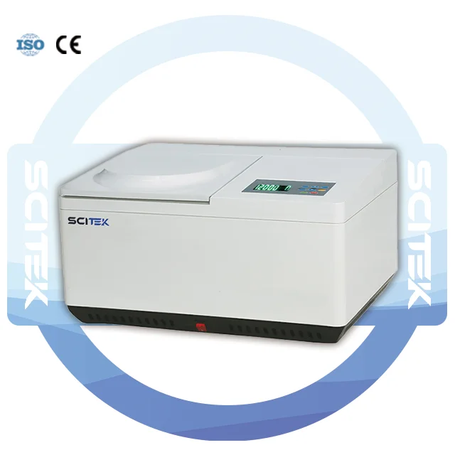 SCITEK جهاز طرد مركزي مبرد على سطح الطاولة جهاز طرد مركزي عالي السرعة مع ميزة تبريد مسبقًا #4